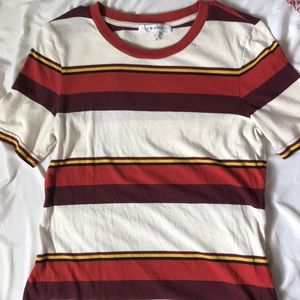 Frame striped T-shirt